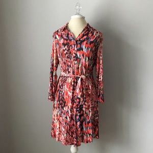 CAbi Style #374  Watercolor shirt dress